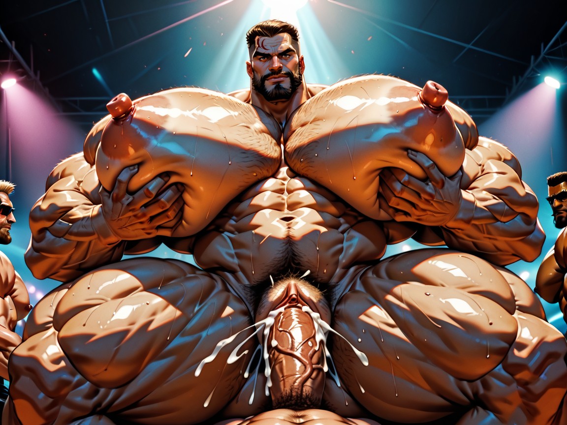 Grabbing Boobs, Hyper Breasts, Many Gay Menhaving Sex AI Porn