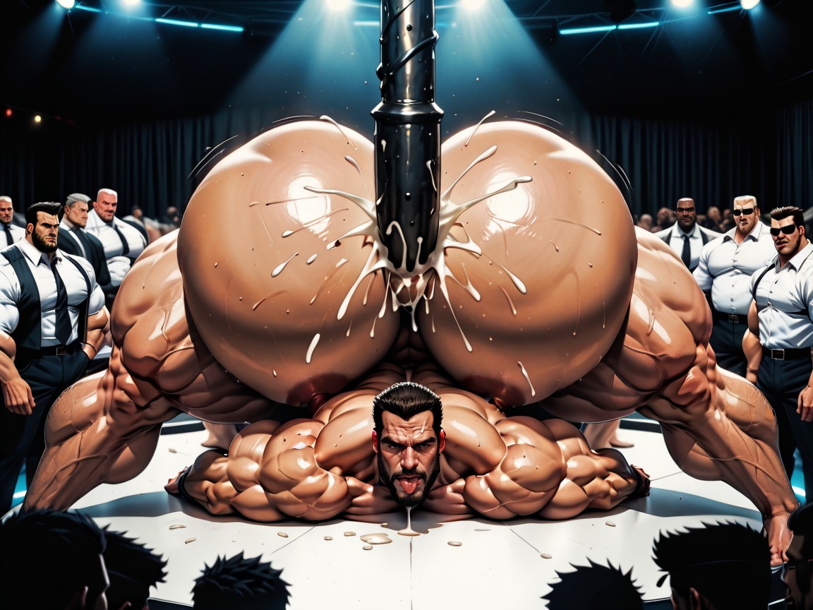 Thick Thighs, Massive Muscles, Many Gay Menhaving Sex AI Porn
