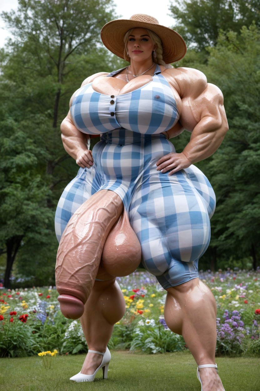 Gigantic Trapezius, Body Steam, Hyper Gigantic Balls AI Porn