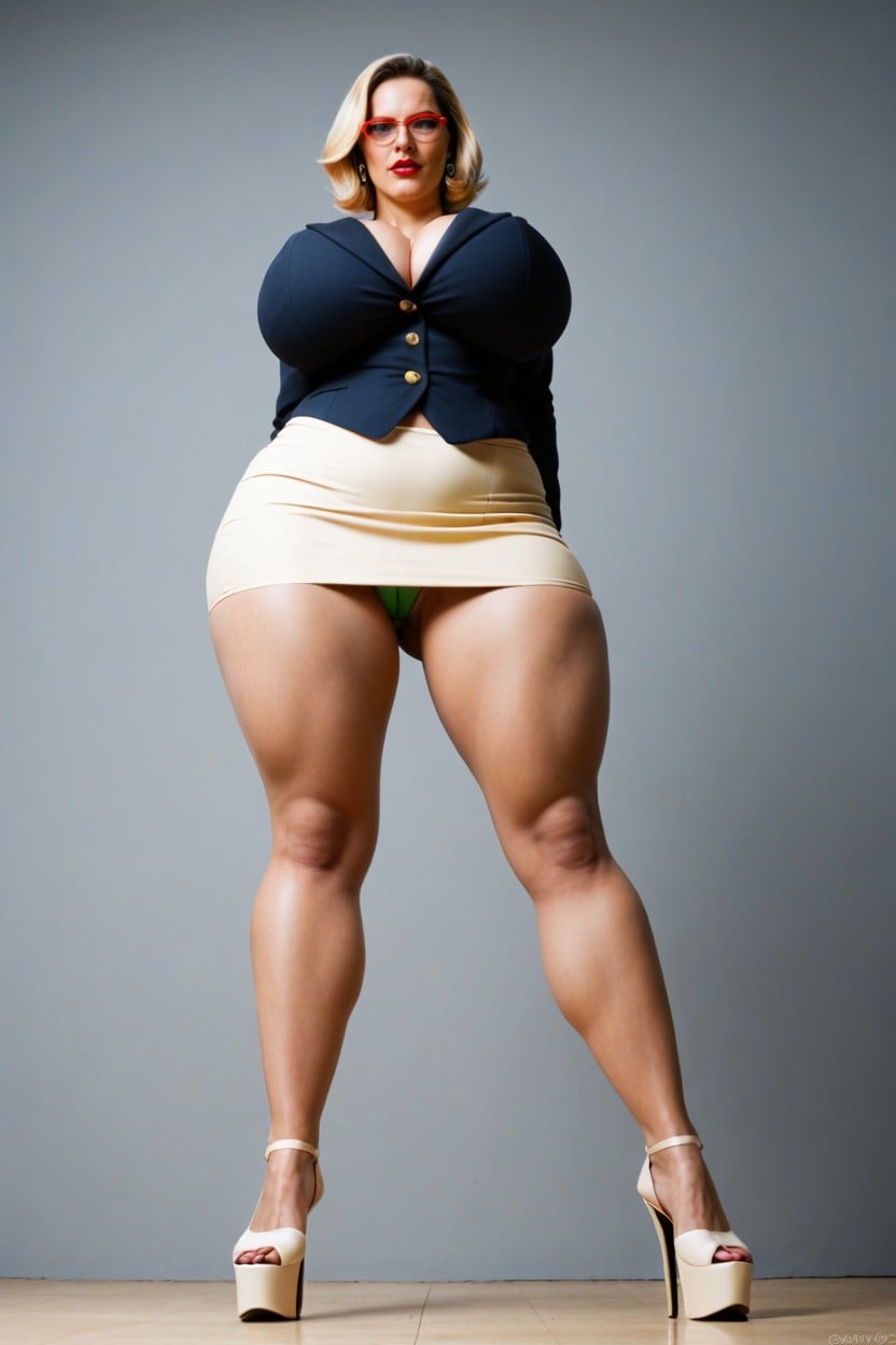 Breast Expansion, Giant Tits, Bobcut AI Porn