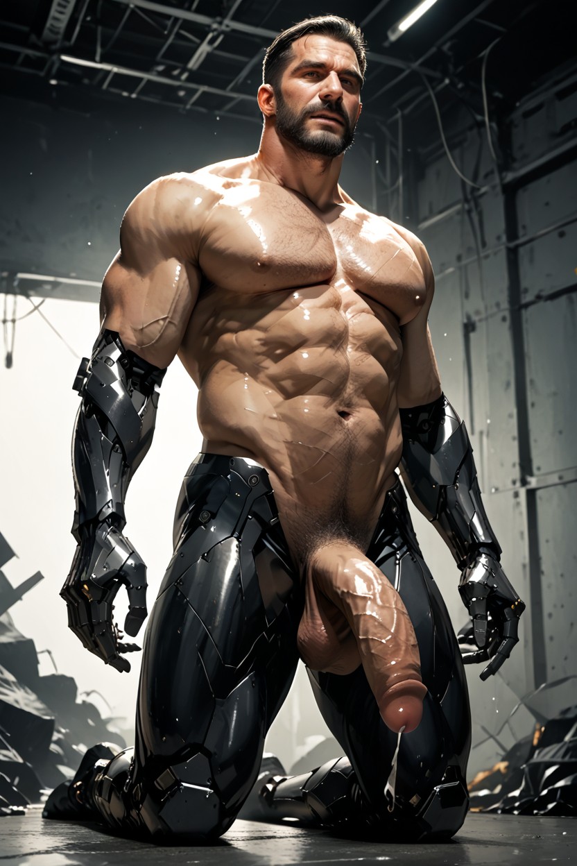 Restrained, Noir, Massive Cock AI同性恋黄片