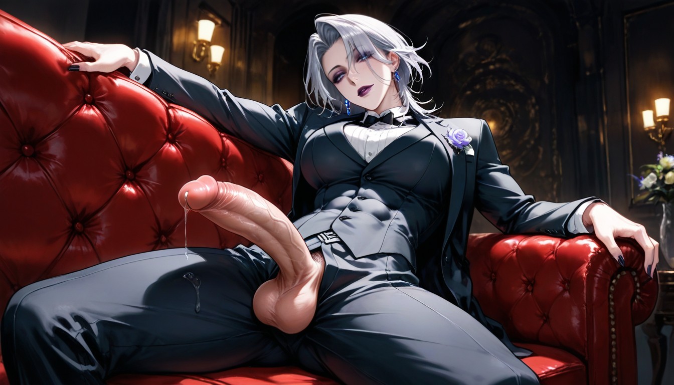 Penis, Handsome Mature Lady, Futadom Hentai AI Porn
