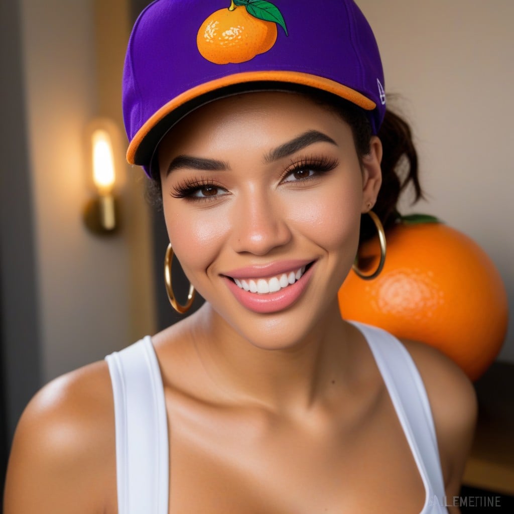 Vivid Colors, Saturated Colors, Light Skin African AI Porn