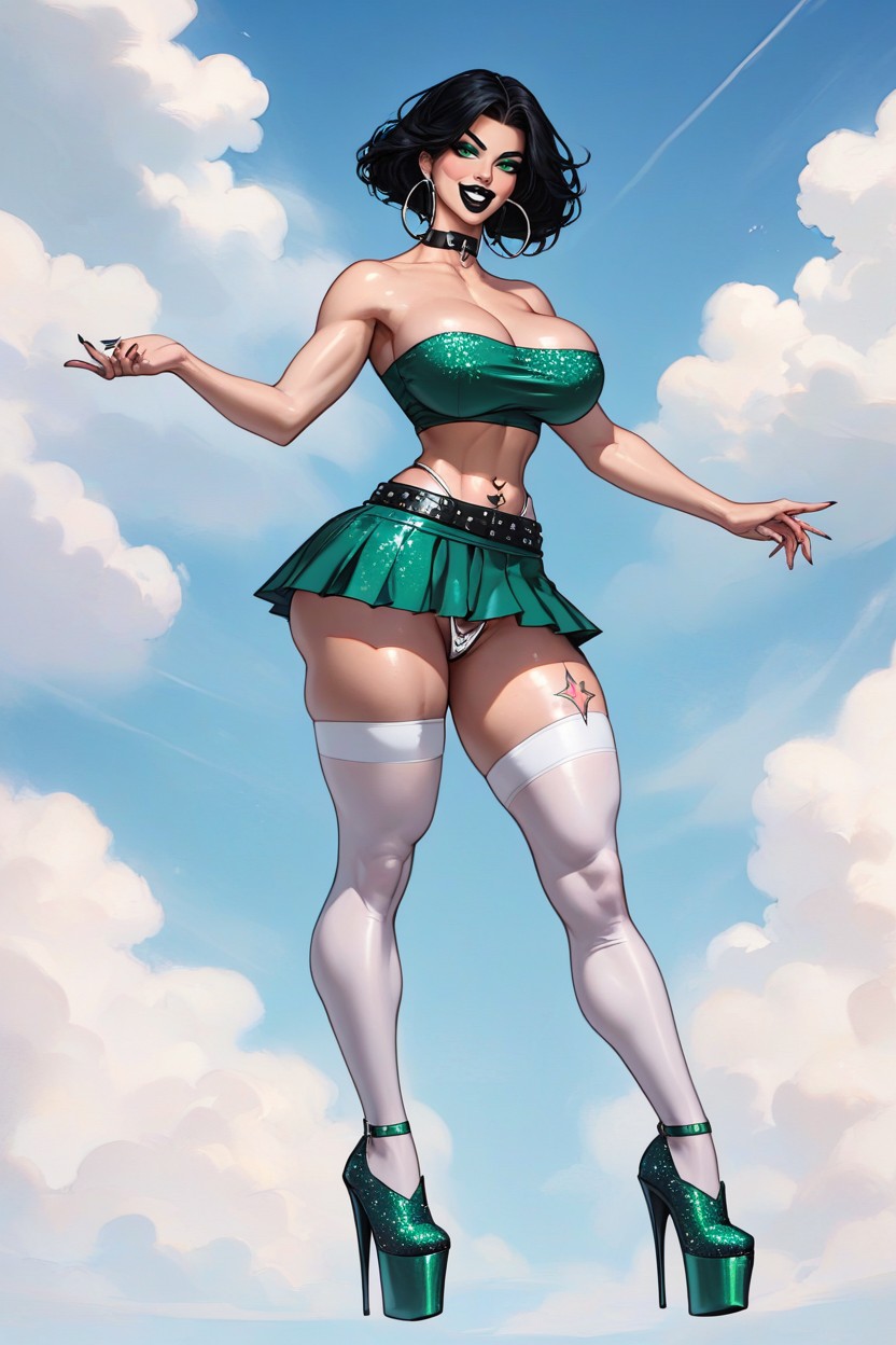 Superhero, Buttercup, Posing AI Porn