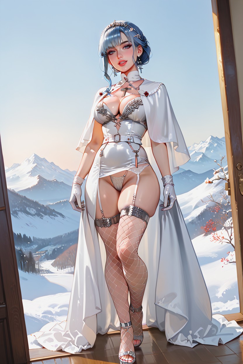 Cinematic, Perfect Medium Thighs, Model AI Porn