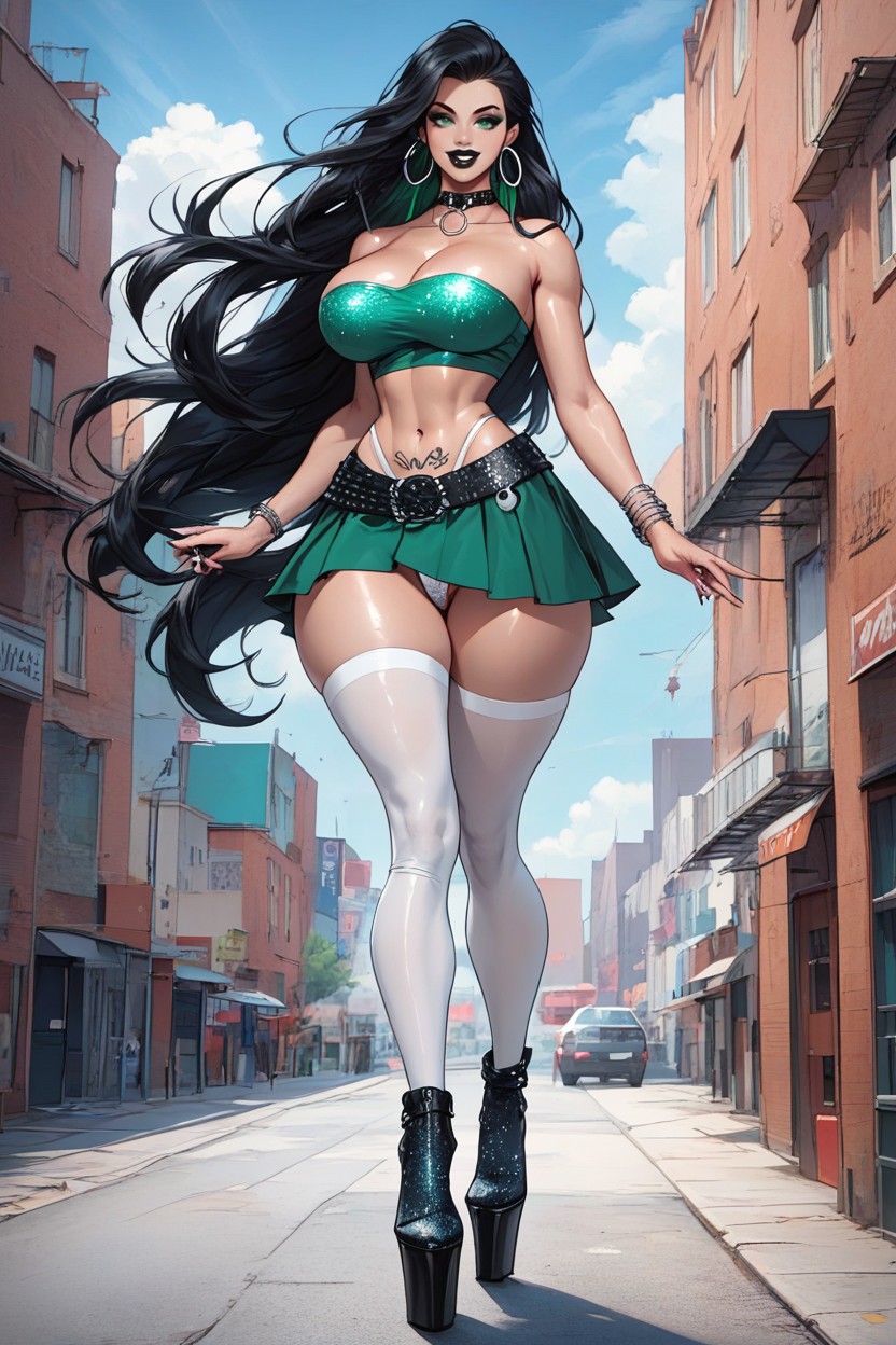 Straight Asian Hair, +, Buttercup From Powerpuff Grls AI Porn