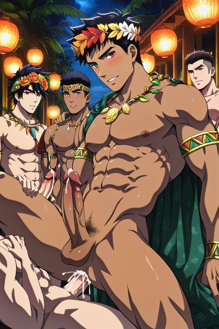 Dripping Cum, Pecs, 苍白的皮肤 AI同性恋黄片
