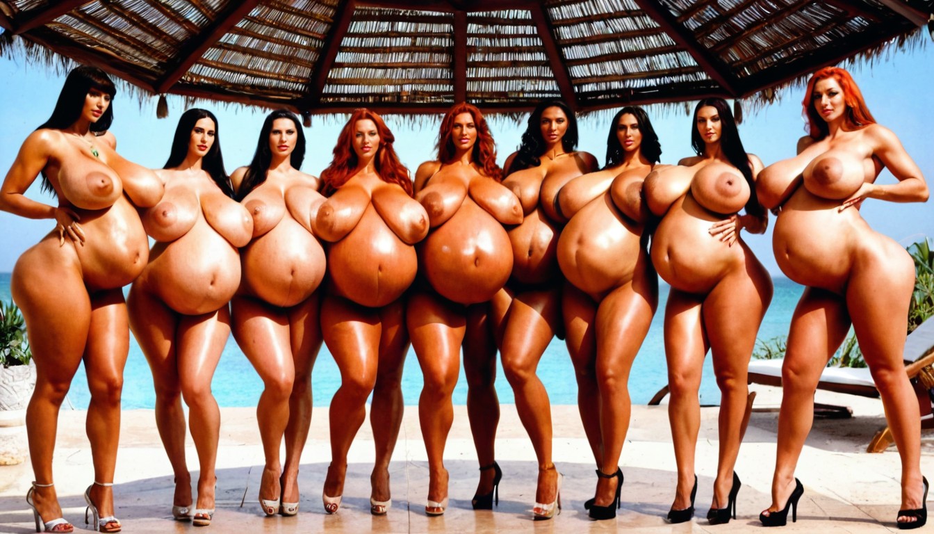 Massive Breast, Full Body, Large Ass AI Porn