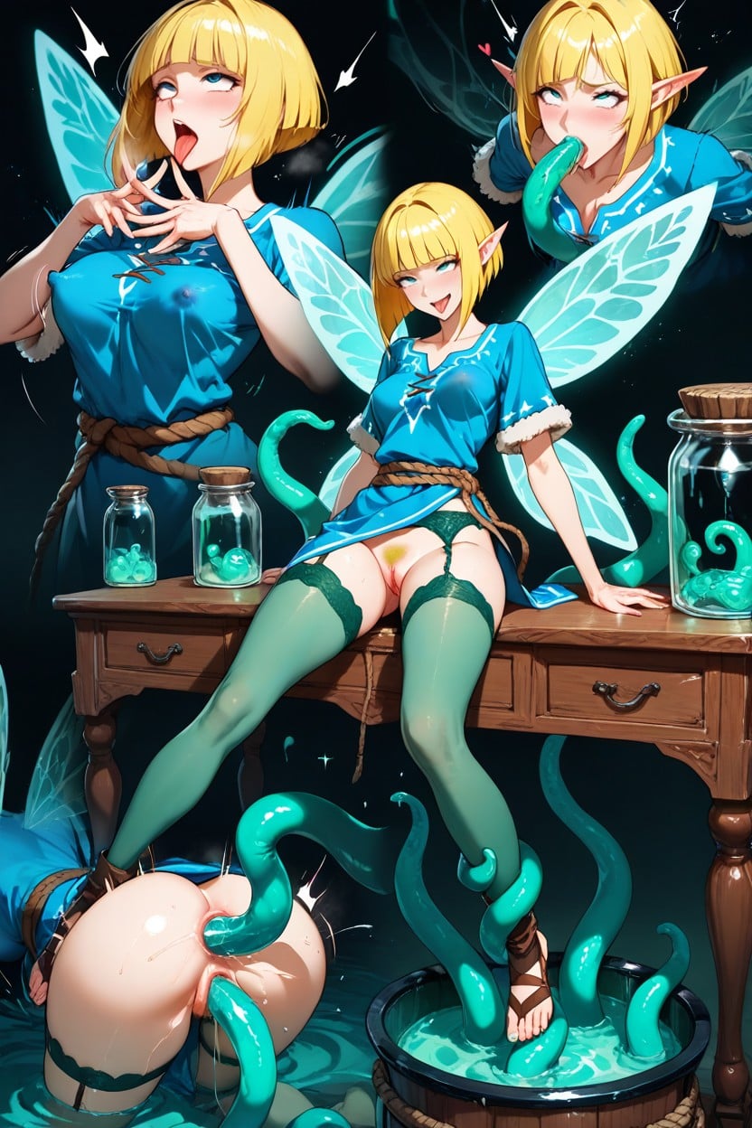 Deepthroat, Masterful Aesthetic And Lighting, Rope Belt Hentai AI Porn