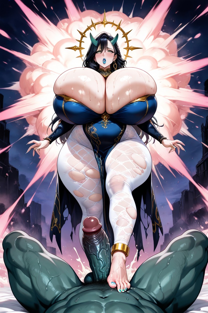 Ogre, Bouncing Boobs, Hyper Massive Cum Explosion AI Porn