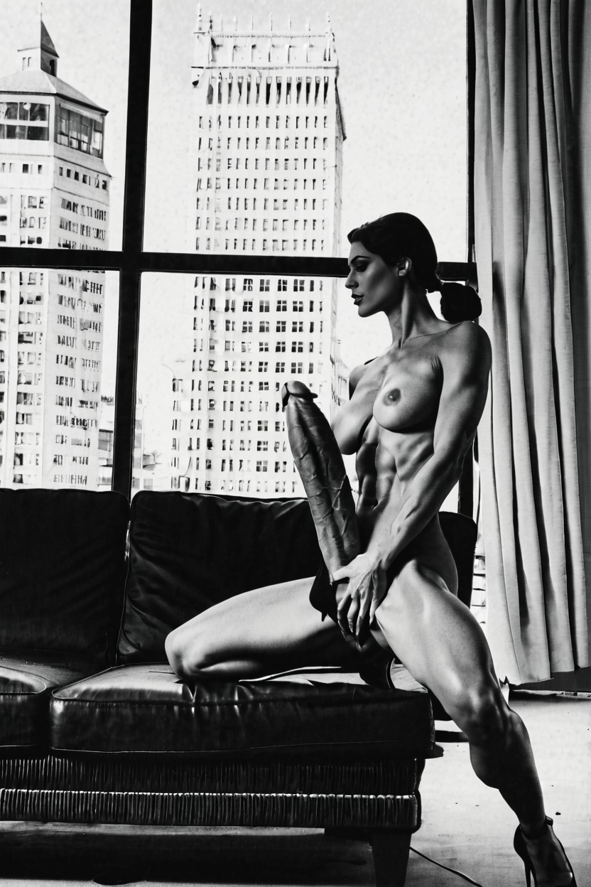 Man, Naked, Spread Pussy AI Porn