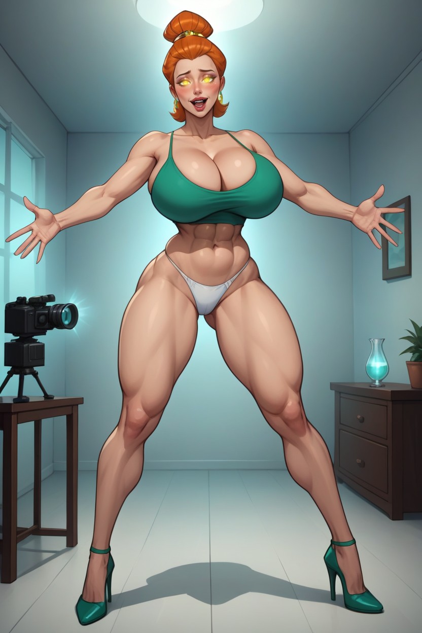 Milf, Hyper Realistic, Luz Volumétrica Porno MILF IA