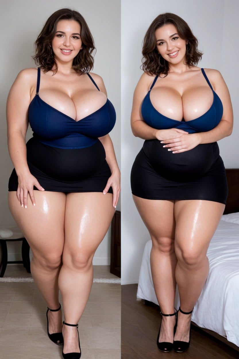 Realistic Focused Eyes, Multiple Views, Chubby Face AI Porn