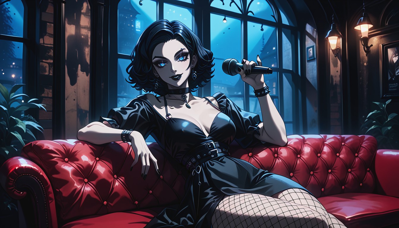 Night, Nighttime, Egirl Hentai AI Porn