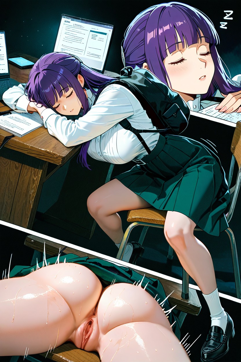 Paperwork, Super Detailed, Academia Background Hentai AI Porn