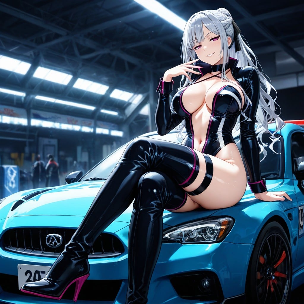 Smug Expression, Model, Detailed Hands Hentai AI Porn