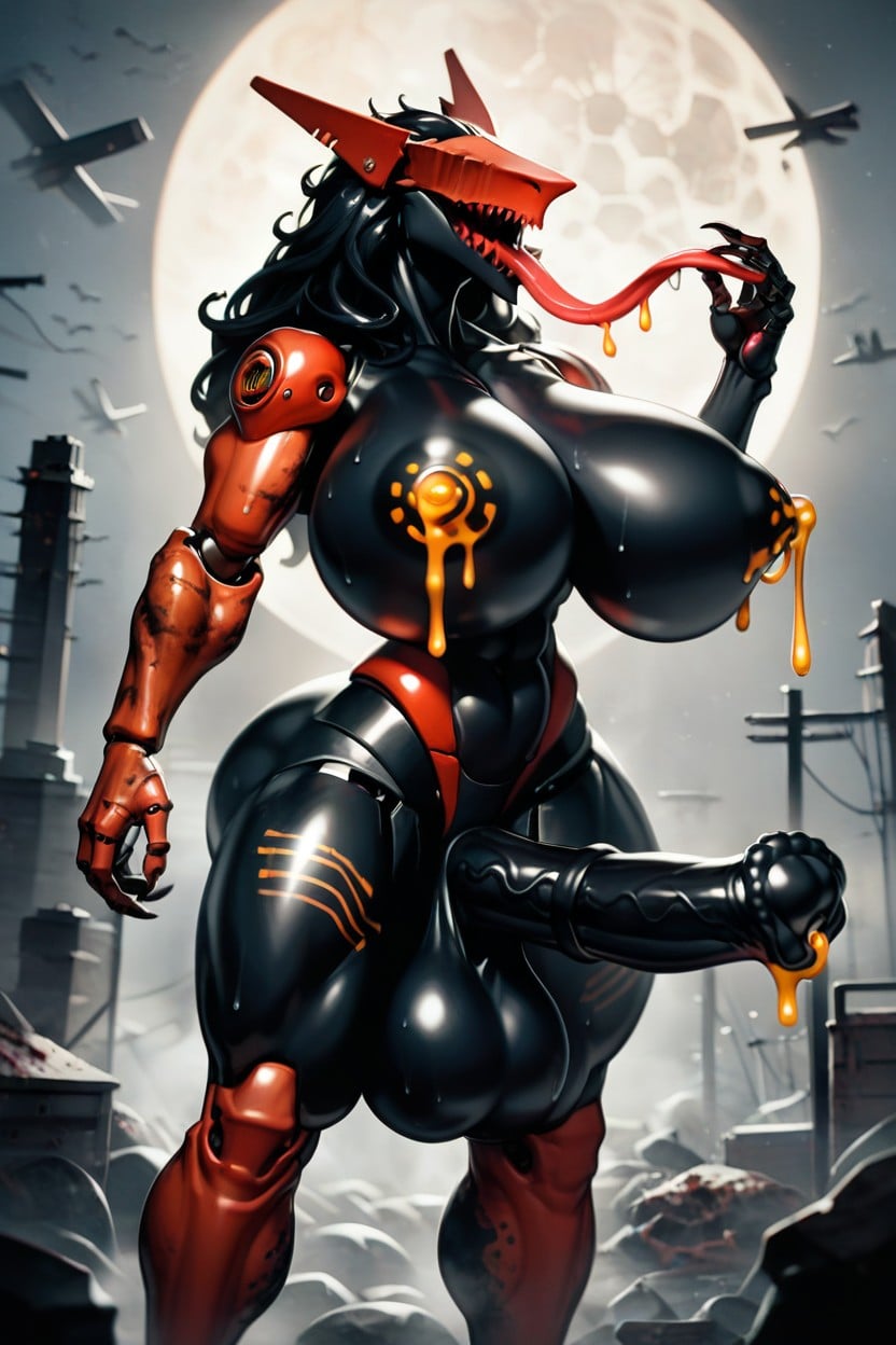 Futanari, Eyeless, No Eyes Furry AI Porn