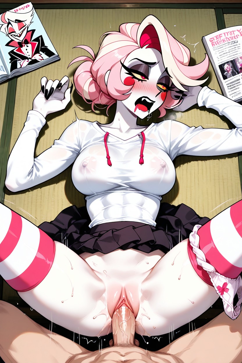 Erected Nipples, Drawstring, Sweaty Hentai AI Porn