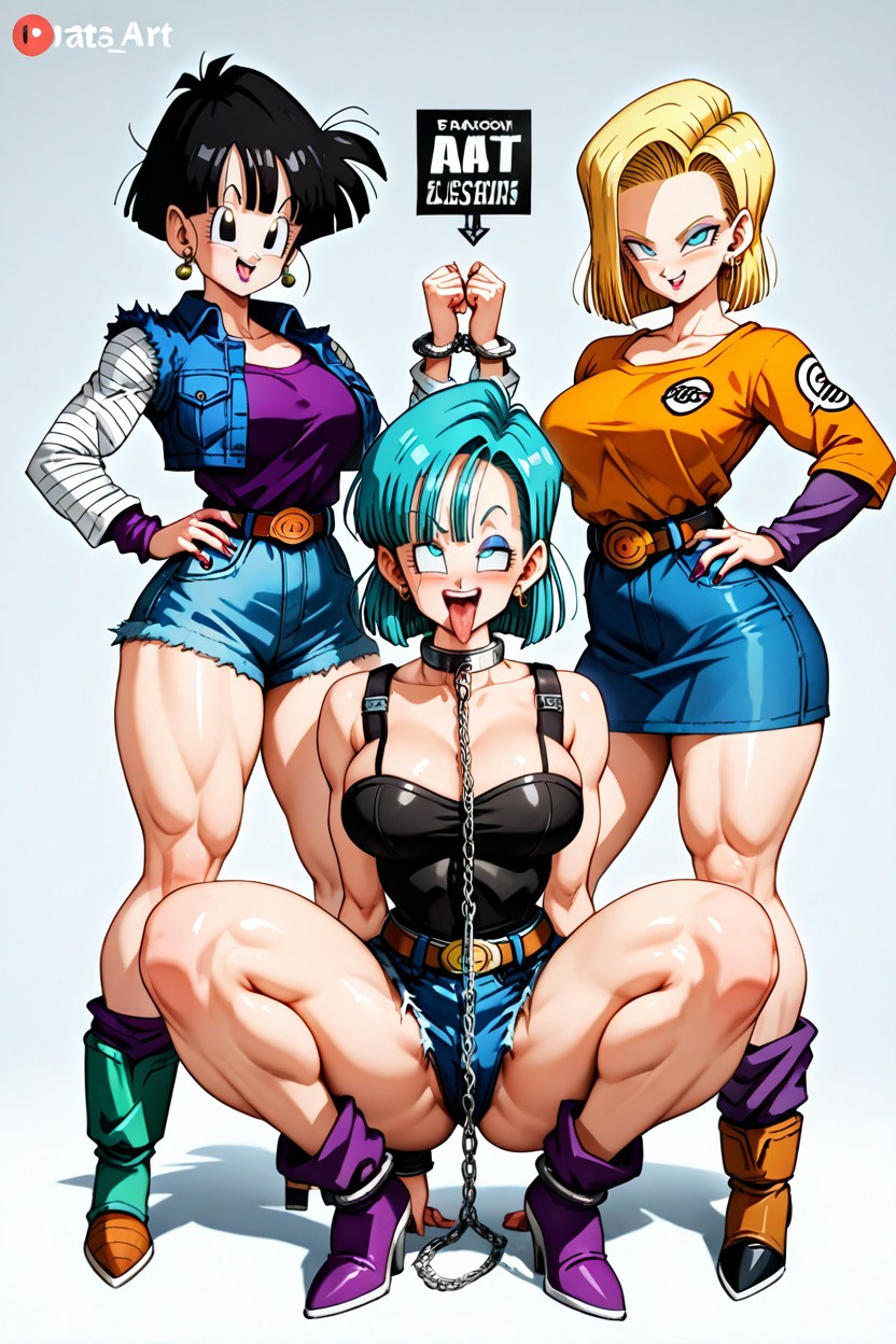 Ratatatat Art, Short Length, Chain Handcuffs Hentai AI Porn