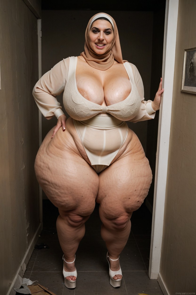Heavy Bottom, Cellulite Gigantic Breasts, Cellulite Gigantic Thighs AI Porn