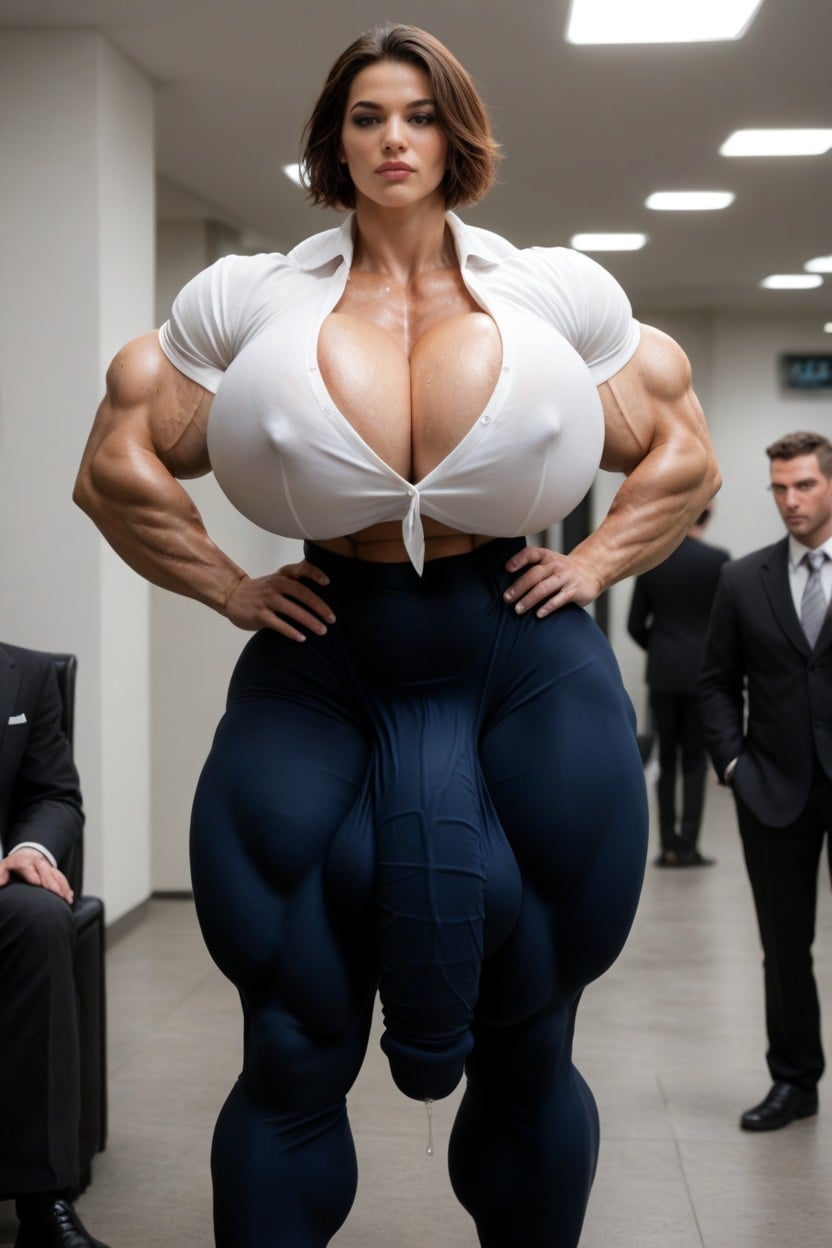 18+, Man Sucks Shemale, Huge Muscles Shemale AI Porn