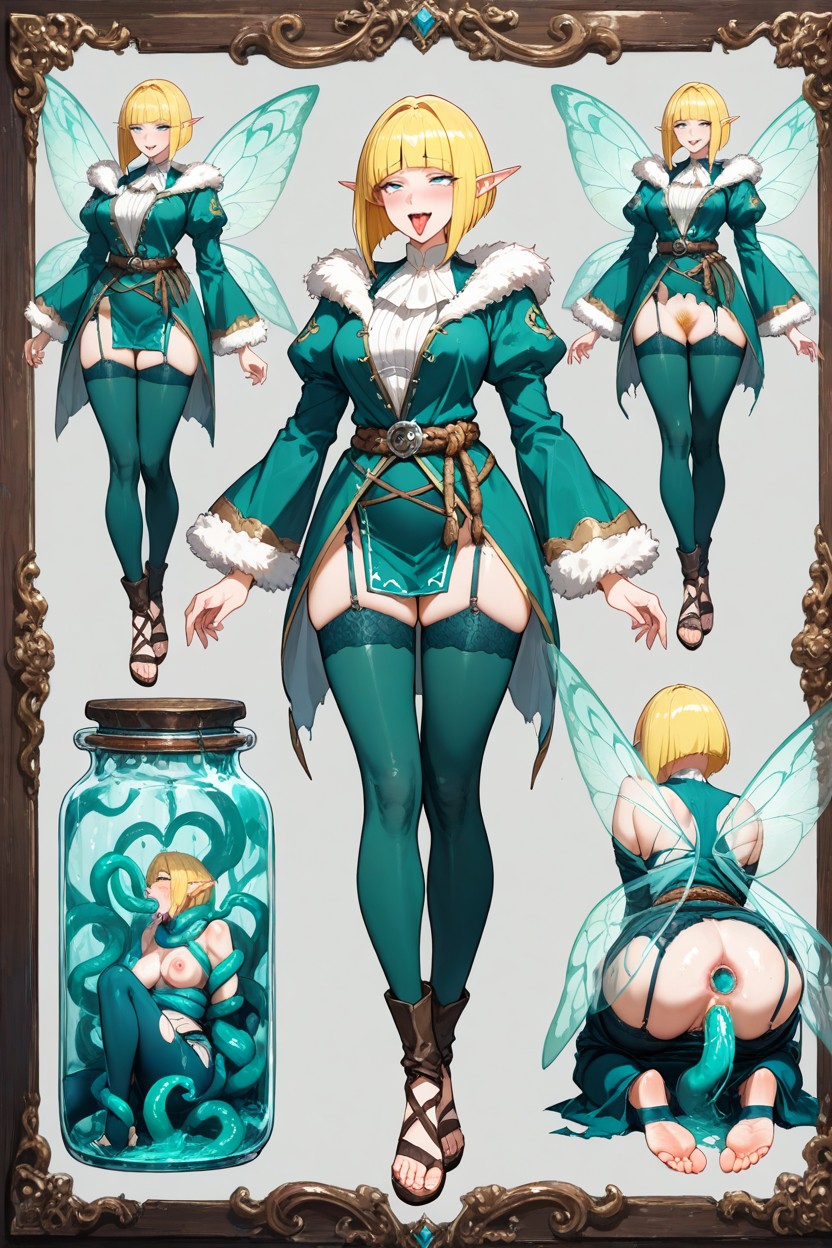Insanely Tinny Women In A Jar, Jade Green Cloth Toeless Sandals, Ahegao Hentai IA