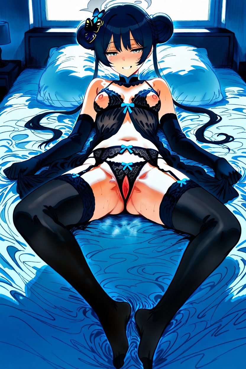 Crotchless Panties, Hair, Caliente Hentai IA
