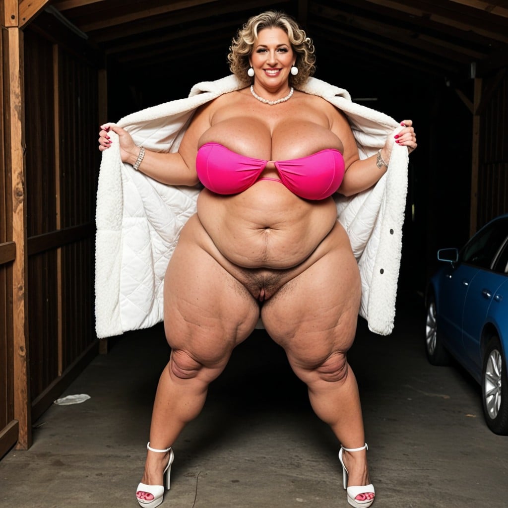 Anklets, Curvy Milfbig Butt, Oversized Breasts BBW AI Porn