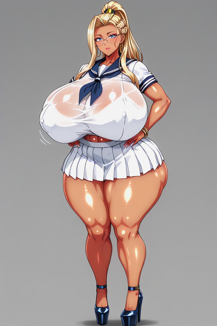 Beautiful Milf, Beautiful Face, Colossal Breast Hentai AI Porn