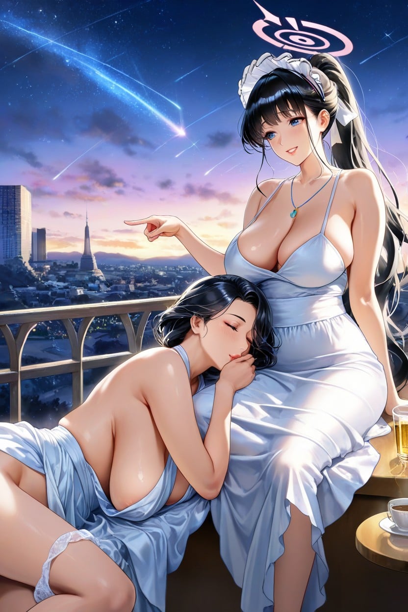 Waiting For A Kissing Face, Cola De Caballo, Tumbada Hentai IA