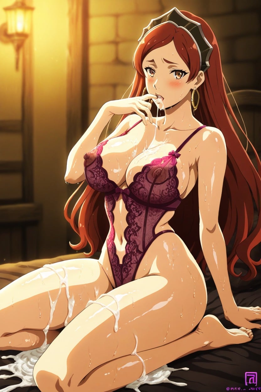 Eyes Framed By Long Lashes, Highly Detailed, Seduction Face AI Porn