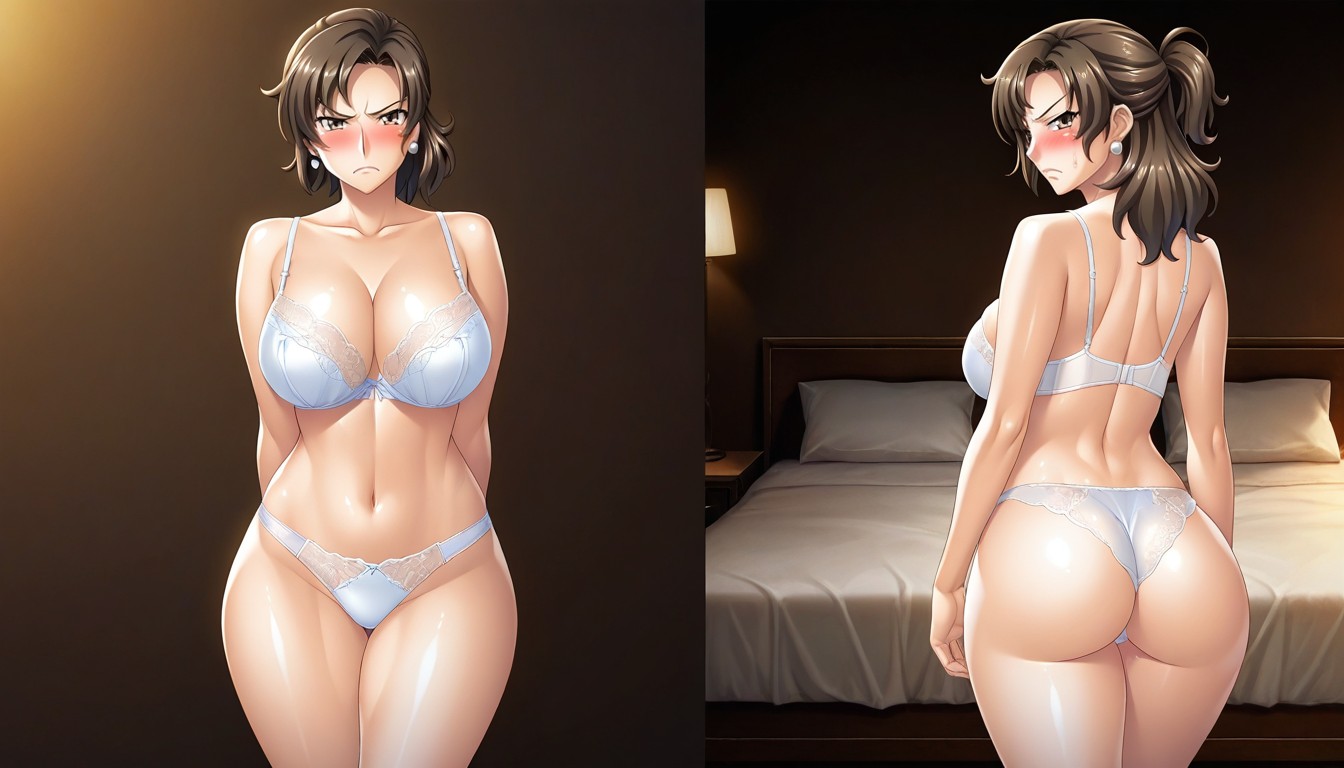 Blushing, White Panties, Frown Hentai AI Porn