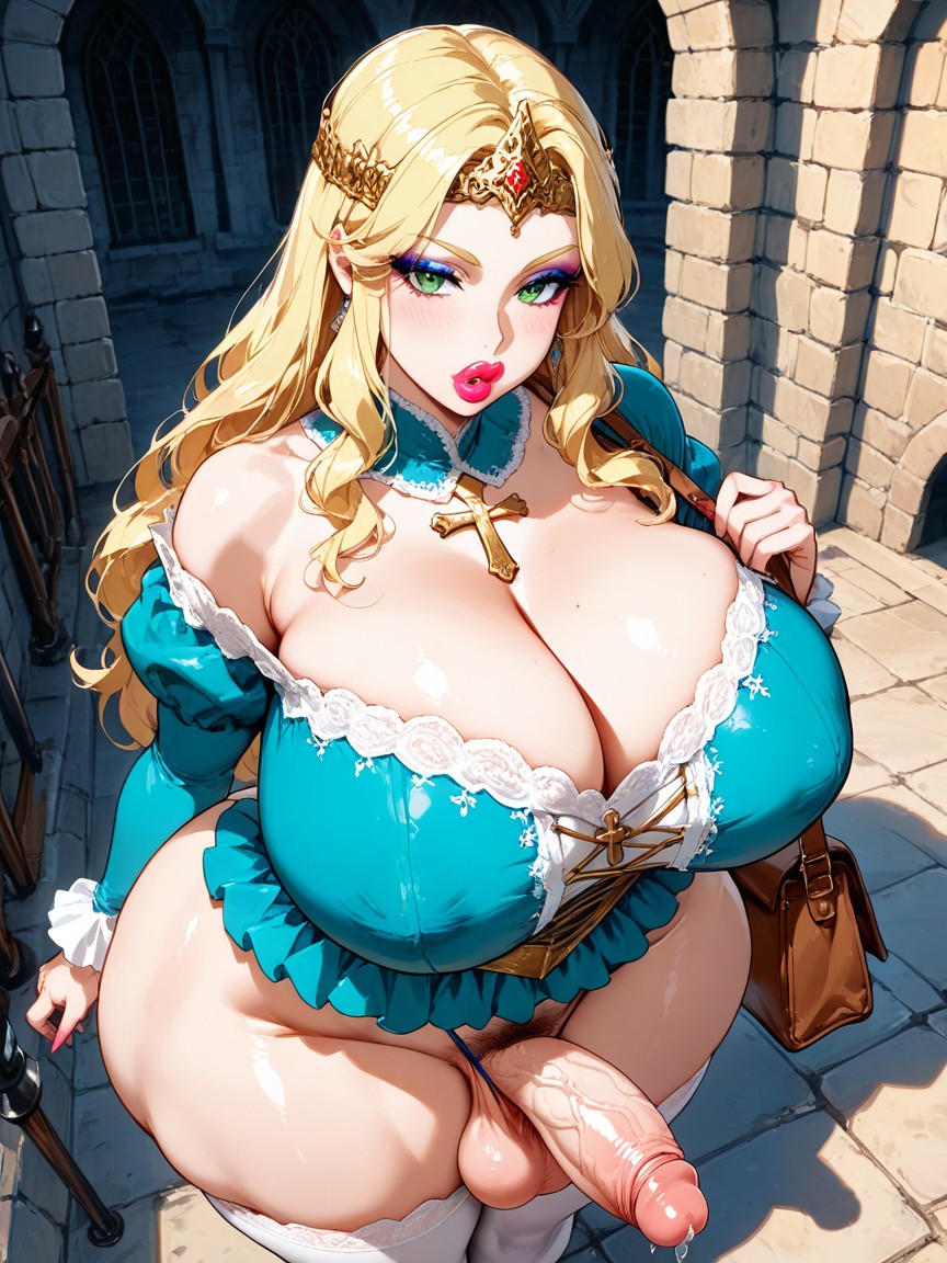 Wide Hips, 25+, Filled Lips AI Porn