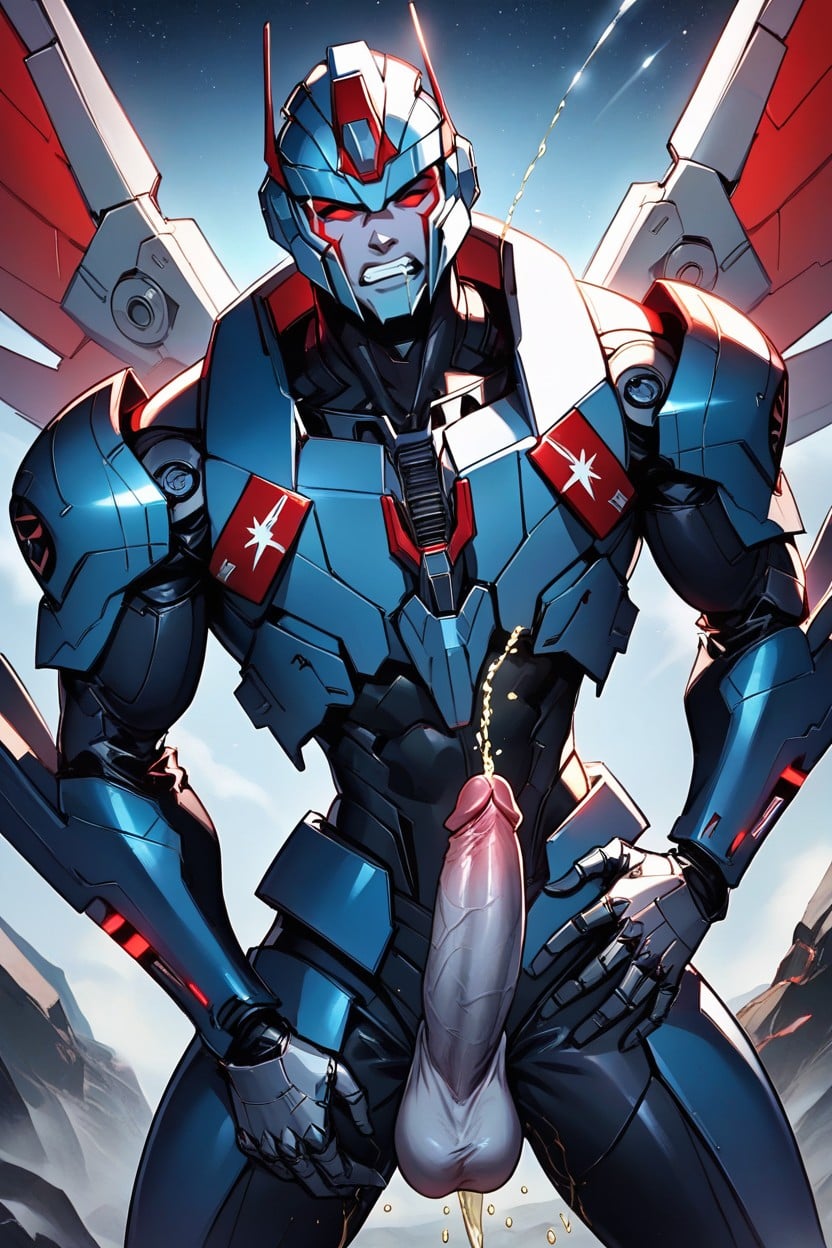 Starscream; Giant Sex Robot Man, Ciencia Ficción, Masculine Hentai IA
