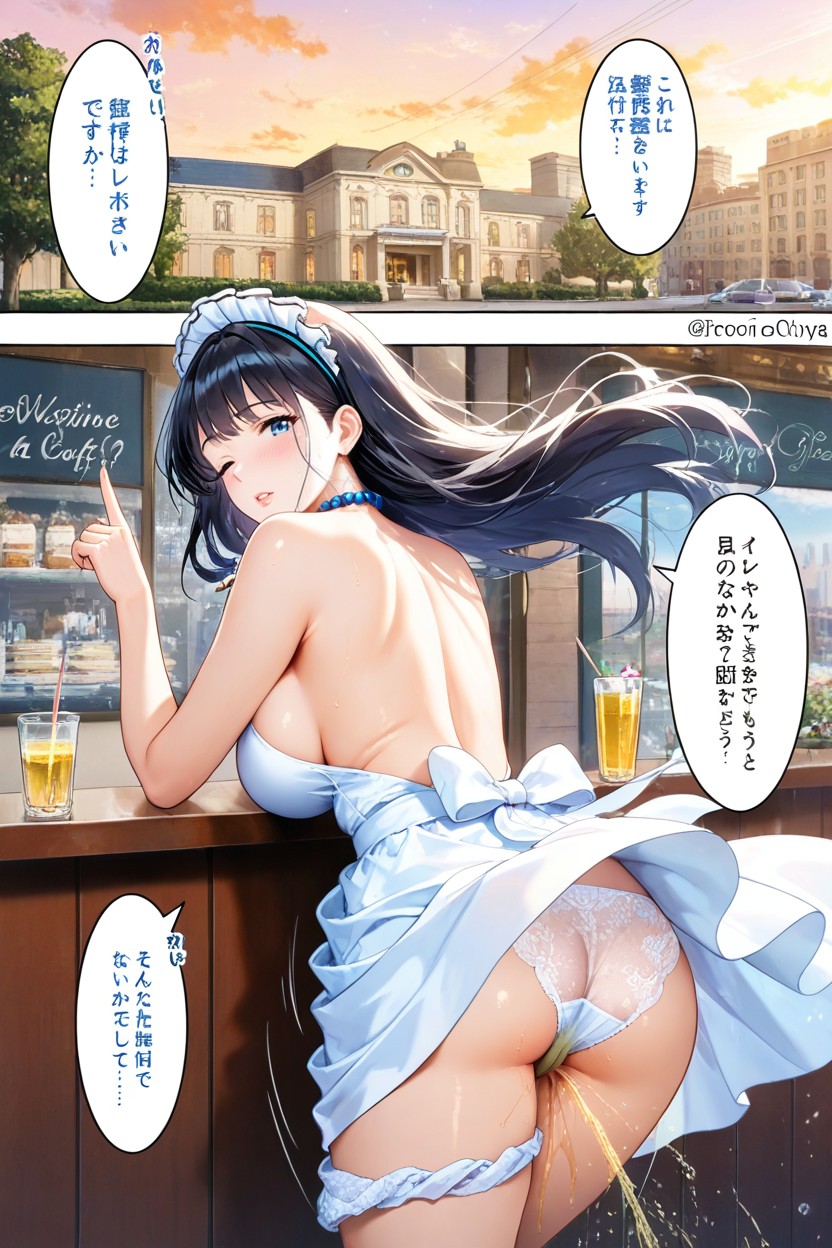 Evening, Whitehouse, Blue Necklace Hentai AI Porn