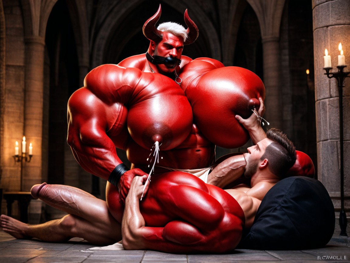 Ball Gagged, Castle, Grabbing Boobs ゲイAIポルノ