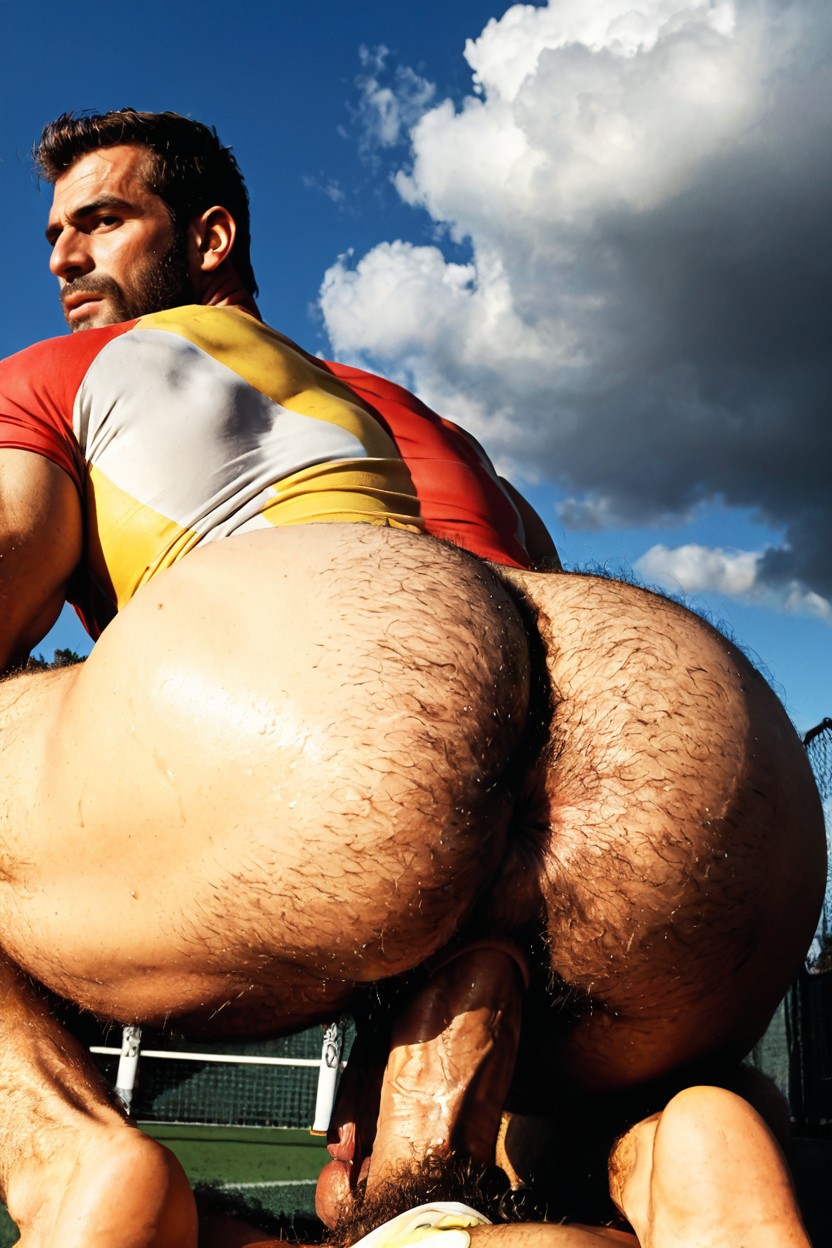 Super Hairy Ass, Coach, Brown AI同性戀黃片