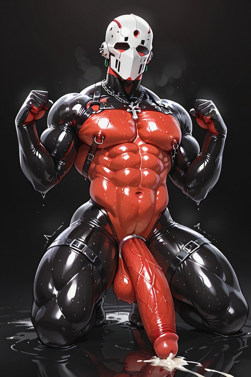 Featureless Face, Well Defined Pectoral Muscles, Good Posture AI同性戀黃片
