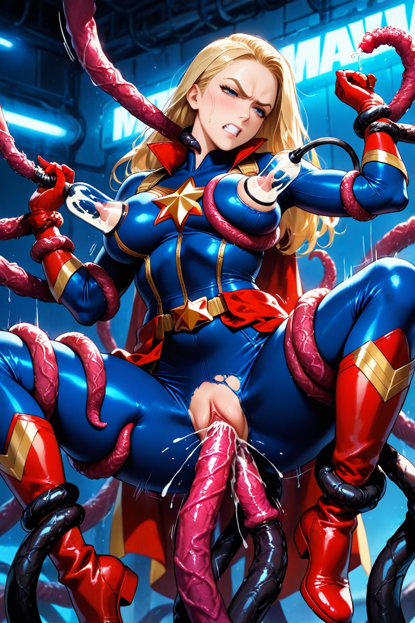 Tentacle Restraints, Double Penetration, Tired Hentai AI Porn