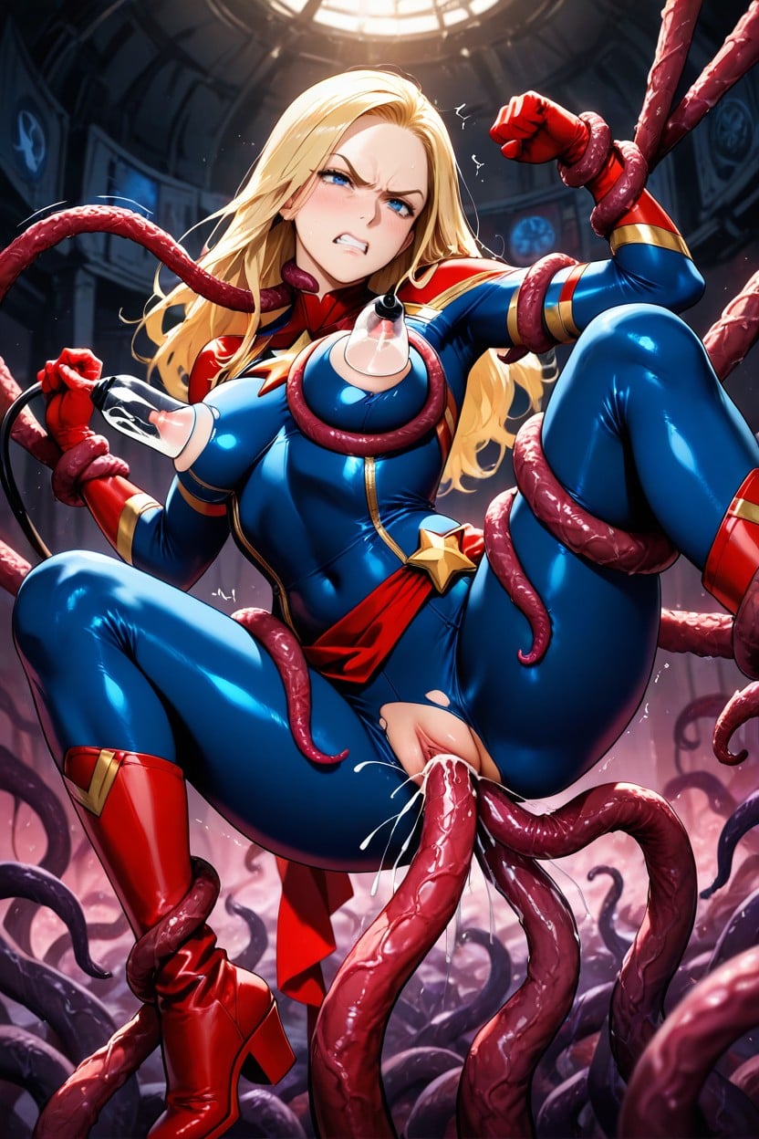 Cosmic Glow, Jack O' Lantern, Tentacles Around Belly Hentai AI Porn