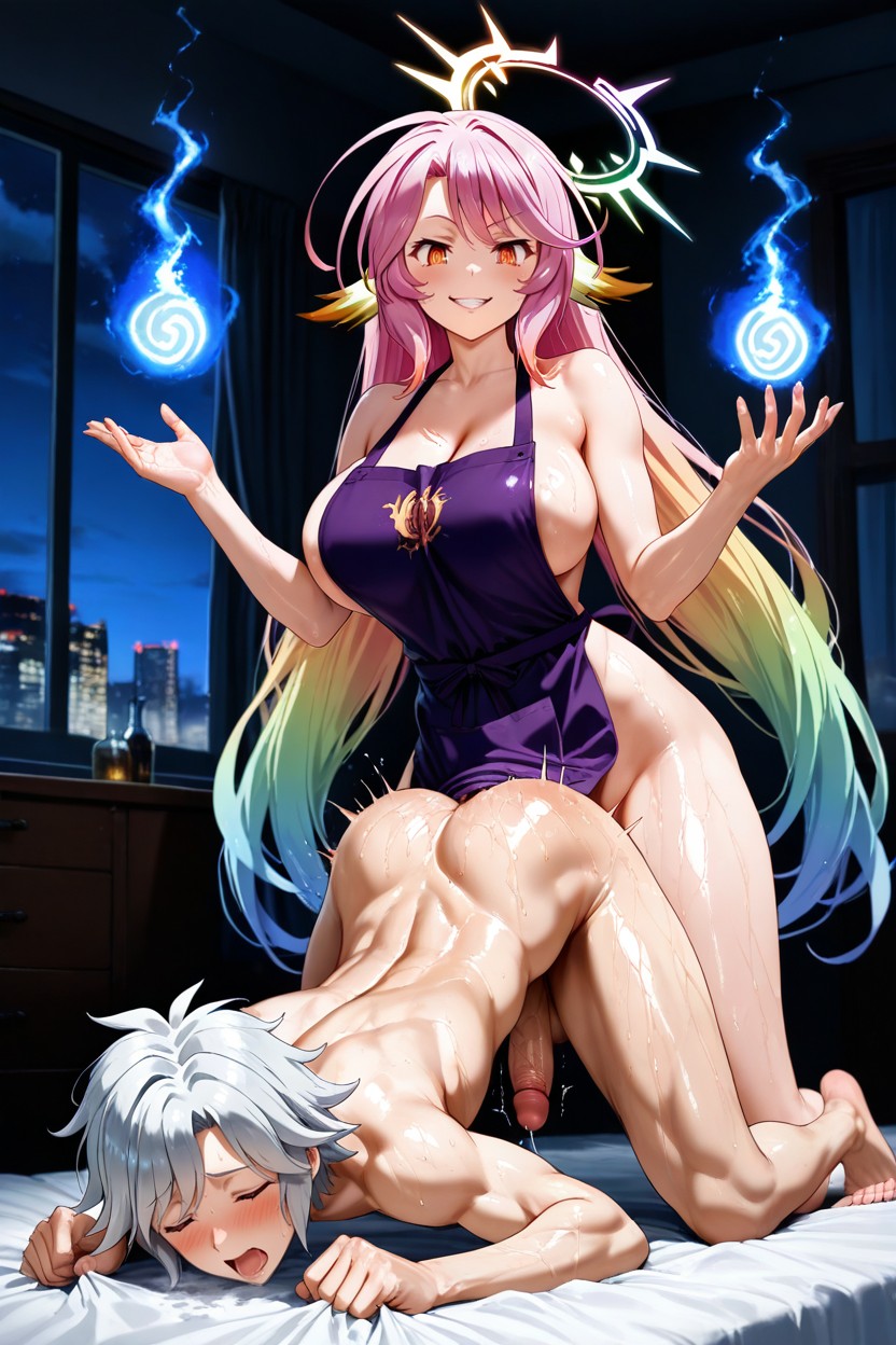 Apron, Enticing Breasts, Pegging Hentai AI Porn