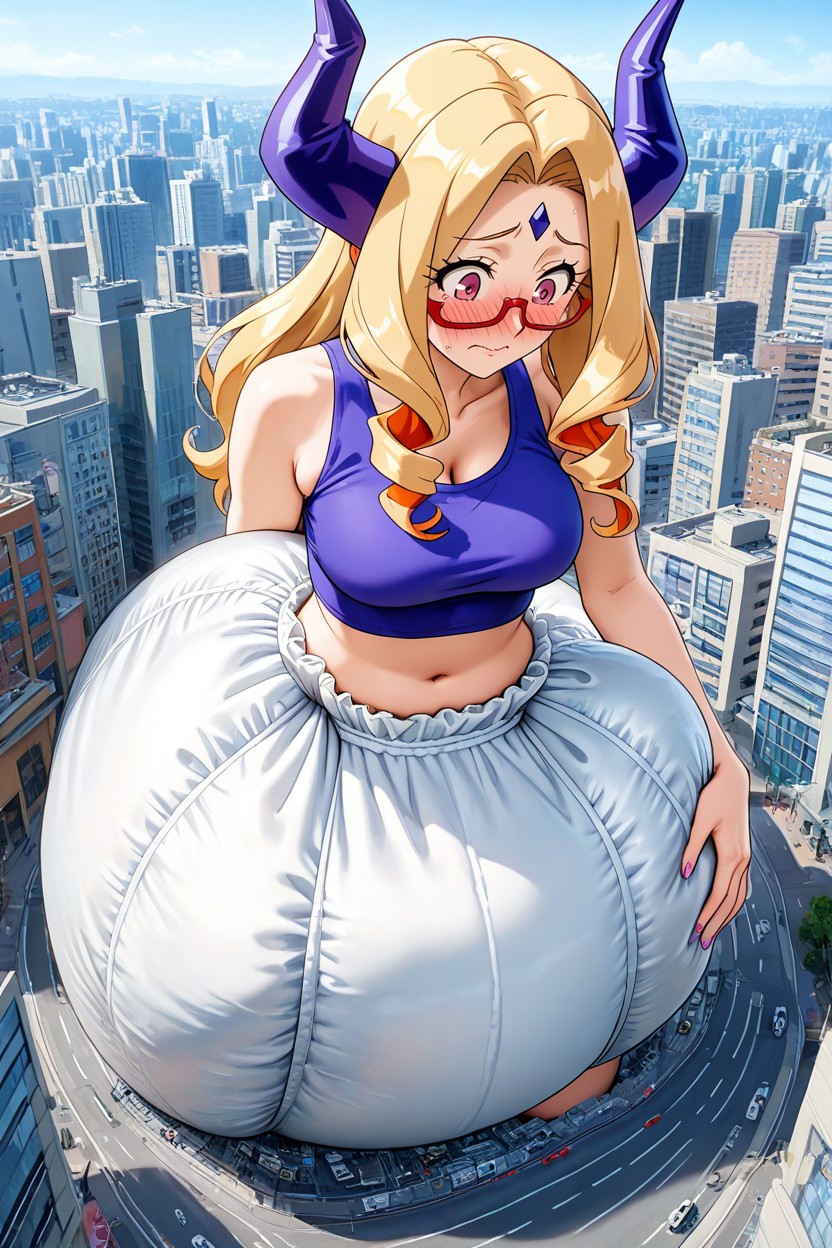 Soft Body, Wearing Sagging Adultdiaper, Giantess AI Porn