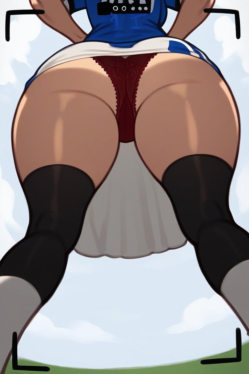 Glasses, Standing Up Tall, Wearing A Soccer Jersey AI Porn