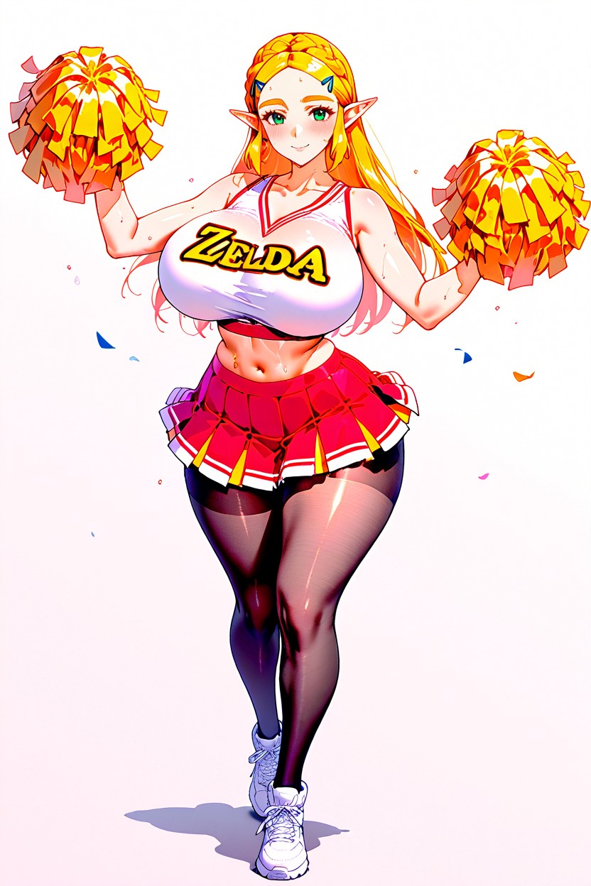 Sweat, Thick Thighs, Girl Hentai AI Porn