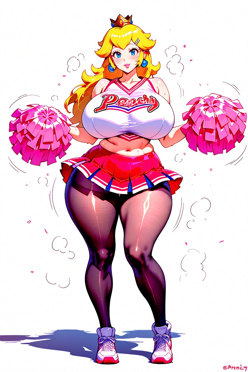 Bubble Butt, Red Skirt, 25+ Hentai AI Porn