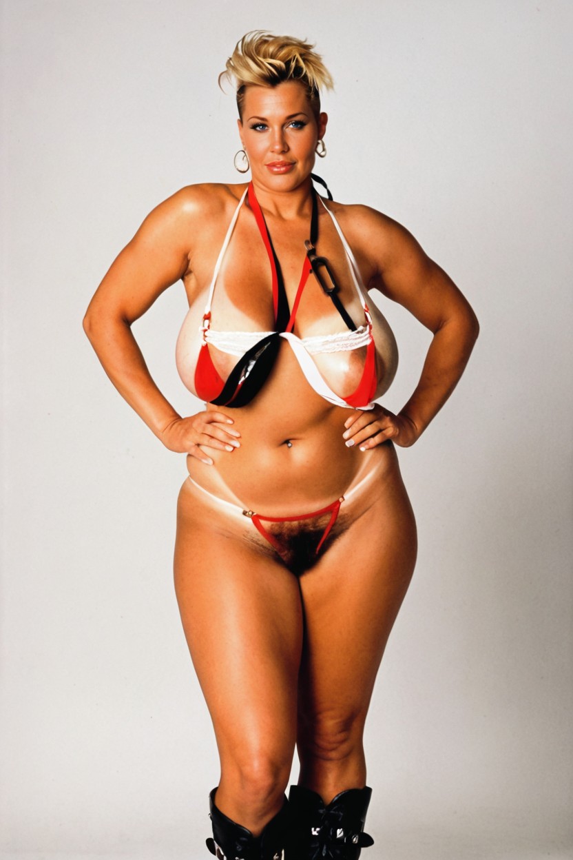 Wallpaper Background, Long Nipples, Thong AI Porn