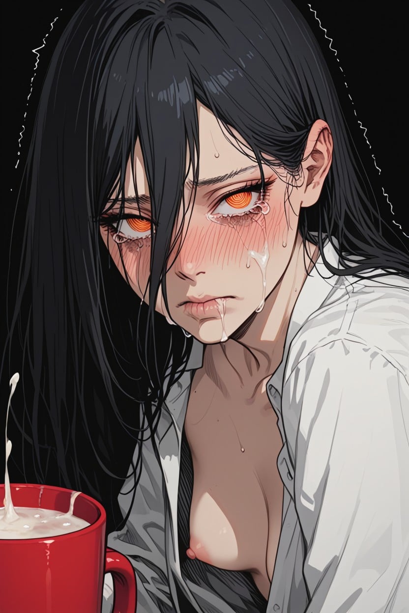 Rounded Ass, Bending Over, Drool Hentai AI Porn