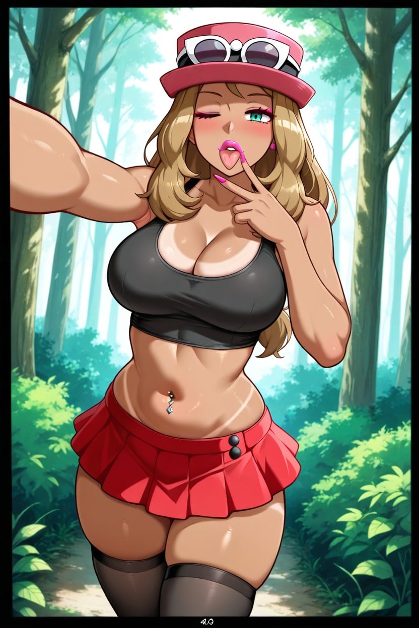 Tanlines, Depth, Skirt Hentai AI Porn