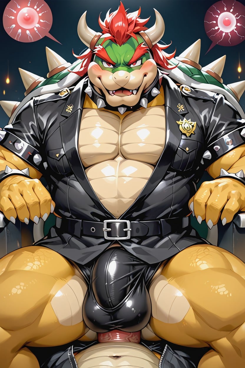 25+, Bowser, Messy Hair Furry AI Porn