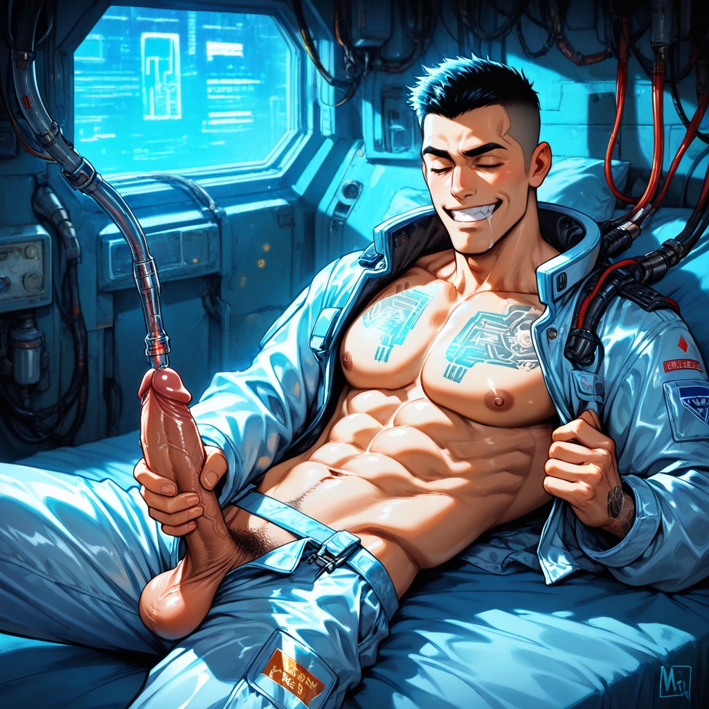 太空船, 小臀, 得意的表情 AI同性戀黃片